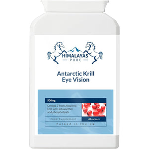 Himalayas Pure Antarctic Krill Eye Vision Omega 3 Marine Oil 60 Gel Capsules (500Mg)