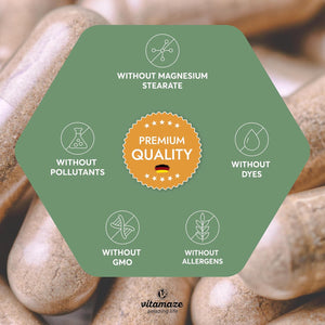 Green Lipped Mussel 1500Mg- Omega 3 & Glycosaminoglycanes- 300 Capsules Pure New Zealand Green Lipped Mussel Powder - Supplement for Cartilage and Joints - German Quality