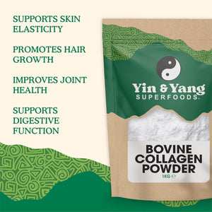 Collagen Powder 1Kg | Supports Skin, Hair, Nails & Joints | High Strength Bovine Collagen Peptides Powder | Pure Hydrolysed Collagen Protein Supplement for Women & Men