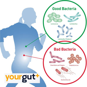 Yourgutplus+10 Times the Probiotics of a Live Yogurt | Slow Release Vegan Capsules | Lactobacillus - Lactococcus Lactis | High Safety Profile | Made by a Trusted UK Company