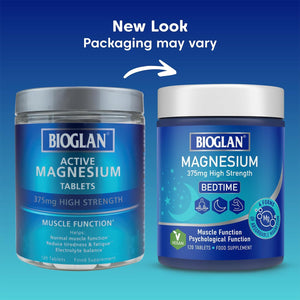 Bioglan Active Magnesium | Supports Muscle Function | 120 Tablets