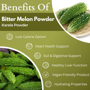 Herbs Botanica Bitter Melon Powder, Karela Powder 150 GMS