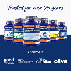 Zipvit Iron Tablets High Strength with Vitamin C, B12 & Folic Acid, 180 Vegan Energy Tablets, Iron Supplements for Women & Men for Energy & Absorption