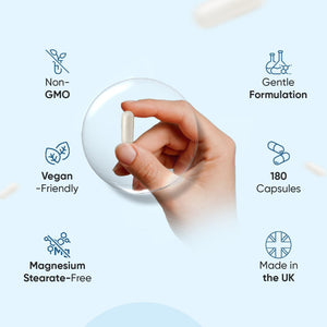 Weightworld Magnesium Glycinate 1422Mg | with Added Vitamin B6 | 180 Vegan Capsules | 3 Months Supply | Non-Gmo & GMP- Approved Magnesium Supplements for Men & Women | Made in the UK