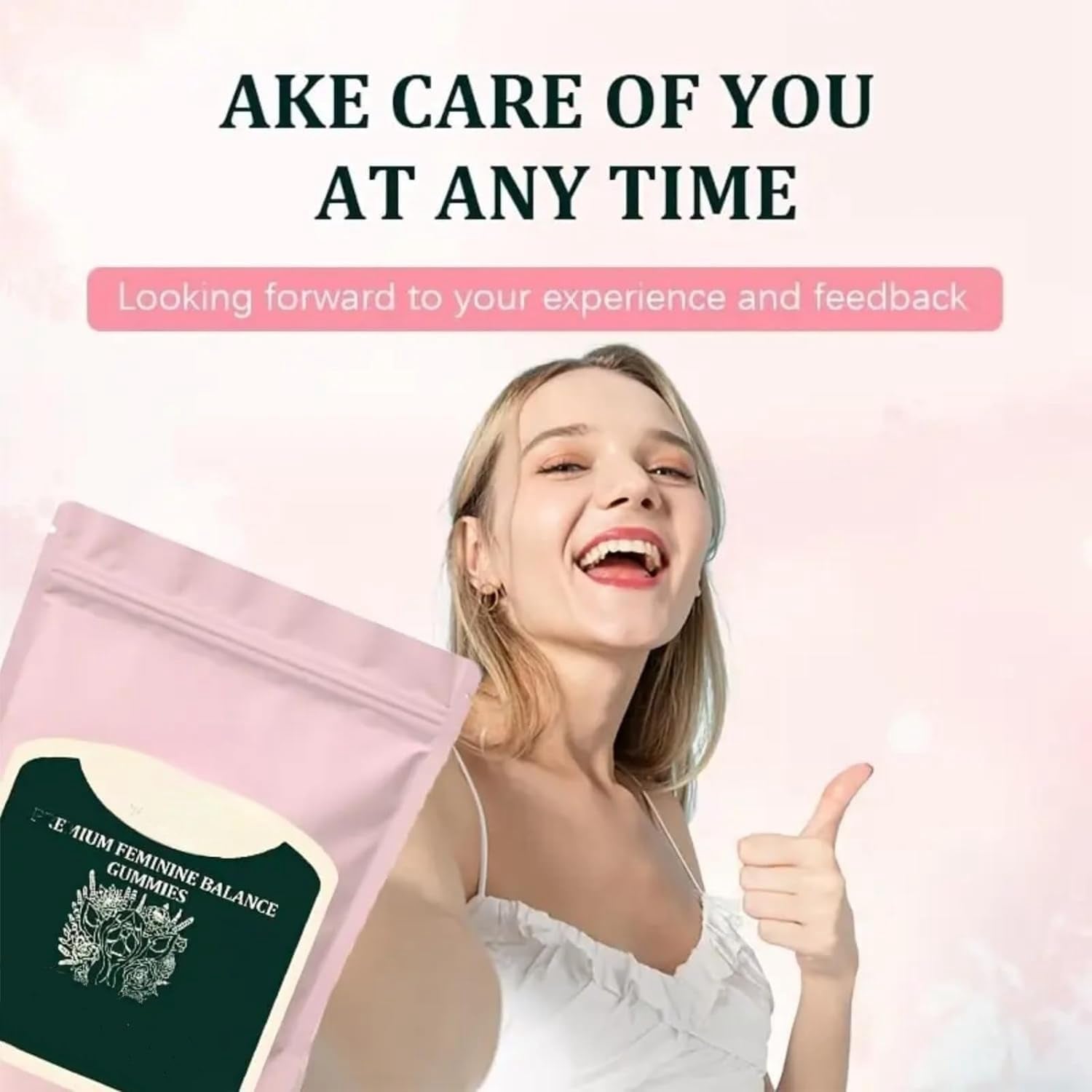 Feminine Balance Gummies,Collagen Gummies for Women,For Women of All Ages (1 Bag)