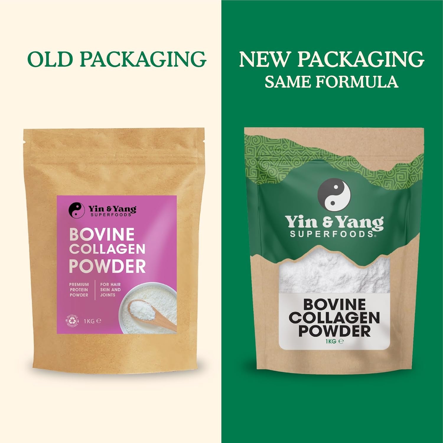 Collagen Powder 1Kg | Supports Skin, Hair, Nails & Joints | High Strength Bovine Collagen Peptides Powder | Pure Hydrolysed Collagen Protein Supplement for Women & Men