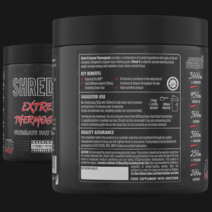 Applied Nutrition Shred X Fat Burner - ABE All Black Everything Fat Burner, Thermo Weight Management (300G - 30 Servings) (Strawberry Kiwi)