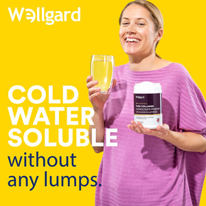 Collagen Powder, Gold Standard Bovine Collagen Peptides Powder by Wellgard - High Levels of the 8 Essential Amino Acids, Collagen Supplements, Halal & Kosher, Made in UK