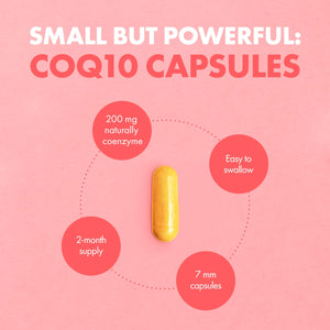 Premium Coq10 Ubiquinone 200Mg - Coenzyme Q10-120 Vegan Capsules - Naturally Fermented High Absorption - Heart, Energy & Fertility Support - Made in UK - Non-Gmo - GMP Quality