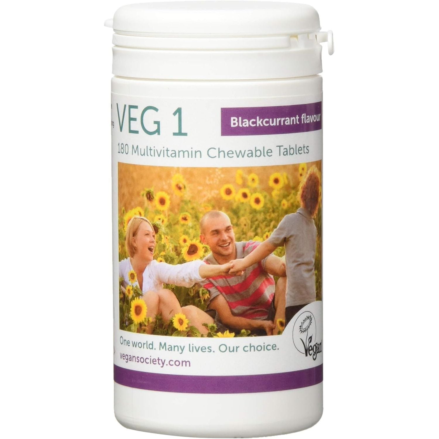 Veg1 Blackcurrant Multivitamins and Minerals Tablets - Pack of 180 Tablets