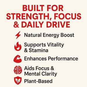 The Goat – Dual Formula Hgoat Capsule 3000MG | High Strength 20:1 Blend for Energy & Peak Performance – 90 Vegan Capsules – No Fillers, Lab Tested, UK Made