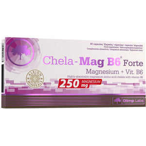 OLIMP Sport Nutrition Olimp Labs Chela-Mag B6 Forte Capsules, Pack of 60 Mega Capsules