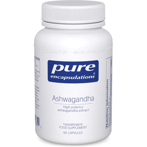 Pure Encapsulations Ashwagandha High Potency Extract 500Mg - Indian Ginseng Supplement for Cognitive & Joint Function, 60 Vegetarian Capsules
