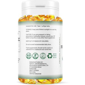 Evening Primrose Oil 1000MG - 4 Month Suuply - Omega 6 & 9 - Vegan Evening Primrose Oil 1000MG