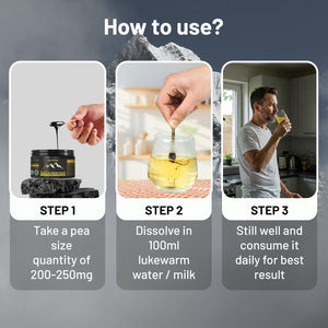 Ayurvindea Pure Shilajit Resin 30G – Himalayan Shilajit with 24K Gold and Ashwagandha – Rich in Minerals and Fulvic Acid – Natural Support for Energy, Strength & Vitality – 60 Day Supply – Vegan