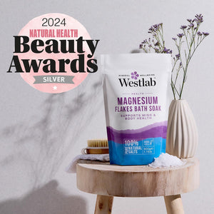 Westlab Magnesium Flakes 1Kg - Support Symptoms of Magnesium Deficiency. Soothe & Support Muscle Tension, Headaches, Insomnia, Fatigue & Cramps. Sports Injury Prevention and Rehabilitation.