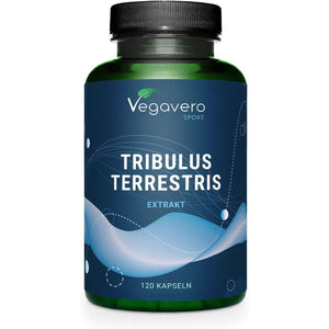 Vegavero Tribulus Terrestris 10,800 Mg | High Strength Extract | 1620 Mg Saponins per Serving | NO Additives, Lab-Tested | Stamina & Strength Support for Men & Women | 120 Capsules | Vegan