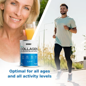 Weider Collagen. with Hyaluronic Acid, Magnesium and Vitamin C. 100% Peptan. Zero Fat. Sugar Zero. Keto.