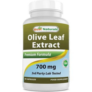 Best Naturals Olive Leaf Extract, 700 Mg, 90 Capsules
