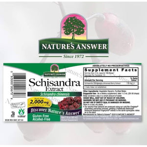 Schisandra Extract, 2,000 Mg per Serving, Gluten Free, 30 Ml