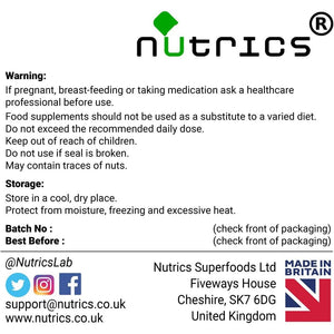 Nutrics® Pumpkin Seed 750Mg - Supplement - Suitable for Vegan Vegetarian Diet – Pure - 90 Vegan Capsules (2 Months Supply) (90)