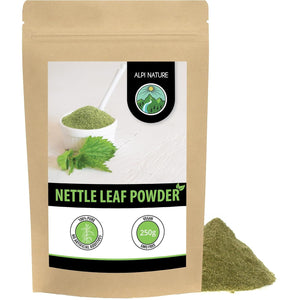 Alpi Nature Nettle Leaf Powder 250G 8.8 Oz, Dried and Ground Nettle Leaves, Urtica Dioica