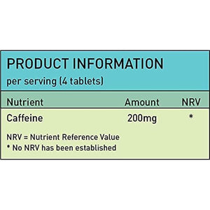 Caffeine 200Mg Tablets for Energy Boost, Mental Focus, Alertness, Weight Loss & Increase Workout Performance | Vegan