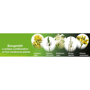 Sinupret ® Forte by Bionorica - Sinus & Immune Support 20 Tabs