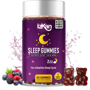Pro Sleep Gummies for Adults Magnesium, L-Theanine, 5 HTP, Valerian Root, Passionflower Extract, Glycine, Chewable Sleep Supplement |Sleep Aid| |Calm Mood| Vegan 120 Gummies |Berries Flavour| (2)