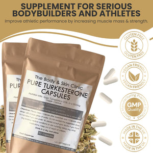 Turkesterone Capsules | Muscle Recovery and Muscle Growth Supplement | Super Strength 1000Mg per Serving | 60 Capsules