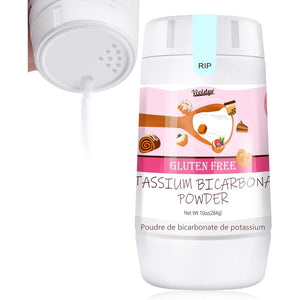 Potassium Bicarbonate, 100% Pure Potassium Bicarbonate Powder for Plants, Baking, Winemaking, Leavening, Potassium Bicarbonate Food Grade Baking Soda for Cakes, Snacks, Cookies,10Oz