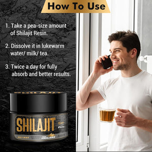 Himalayan Pure Natural Shilajit Resin 50G - Original Himalayan Shilajit