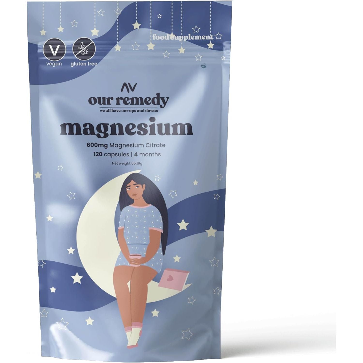 120-Count of 600Mg Magnesium Citrate Capsules for Women — Made for Fast & Effective Absorption — Helps with Menopause, Relaxation, Joint Health, and Good Night'S Sleep — Women'S Owned and Made in UK