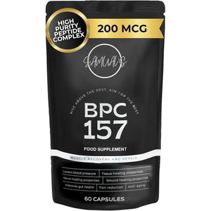 BPC 157 Capsules 200Mcg per Serving - Muscle Recovery and Tissue Repair, BPC-157 Oral Peptides Amino Acid Supplement, Supports Muscle Growth and Gut Health