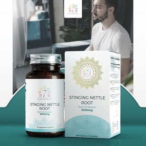 7C Stinging Nettle Root | 90 High Strength Stinging Nettle Root Capsules - 5000Mg Nettle-Root per Serving from 10:1 Extract | Non-Gmo, Gluten & Allergen Free | ISO Certified & Manufactured in the UK