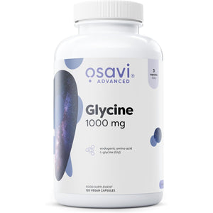 Osavi Glycine 1000Mg – 120 Vegan Capsules | High–Potency Glycine for Cognitive & Sleep Support