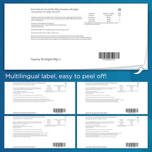 Nordic Naturals, Prenatal DHA, 830Mg Omega-3 with EPA and DHA, High Dosage, Strawberry Flavour, 90 Softgels, Lab-Tested, Soy Free, Gluten Free, Non GMO