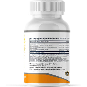 Arialeaf - Nutritional Support for Nerve Health - All Natural - 60 Capsules/Slim Warriors