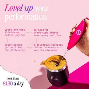 Spacegoods Rainbow Dust 240G | 30 Servings | Flavoured Mushroom Coffee | 120Mg of Natural Caffeine | Lions Mane, Chaga, Ashwagandha & Vitamin B5| Sharper Focus, Energy & Calm | Coffee