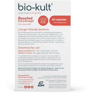 Bio-Kult Boosted Extra Strength Gut Health| 14 Strains | Probiotics for Women & Men | Immune & Digestive Support | Shelf-Stable, Non-Gmo, Gluten-Free | 60 Capsules