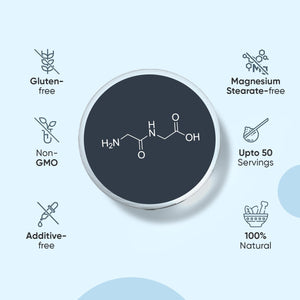 Pure Hydrolysate Bovine Collagen Peptides Powder | 500G | Type I & III Collagen Supplements for Women & Men | Rich in 8 Essential Amino Acids | 50 Servings | Halal Certified | Scoop Included