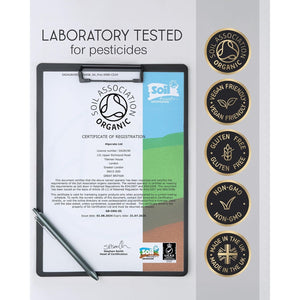 Organic Psyllium Husks Capsules 1400Mg - Fibre Supplement for Men & Women - Pure Psyllium Husk Powder - 180 Tablets - High in Soluble Fiber - Certified Organic - Natural Prebiotic from Ispaghula Husk