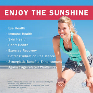 NYO3 Astaxanthin 12Mg, Premium Antioxidant Supplements, Vitamins C & E, Lecithin & Flaxseed Oil 60 Softgels, Fresh Microalgae Source | Supports Eye, Joint & Immune System Health