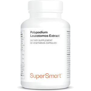 Supersmart - Polypodium Leucotomos Extract - Natural Skin Care & Protection - anti Aging & Powerful Antioxidant Supplement | Non-Gmo & Gluten Free - 90 Vegetarian Capsules