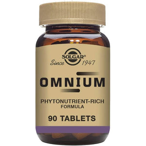 Solgar Omnium Tablets - Food Supplement, Pack of 90 Tablets - 47 Active Ingredients - with N-Acetyl-L-Cysteine, Vitamin a and Flavonoids - Vegan