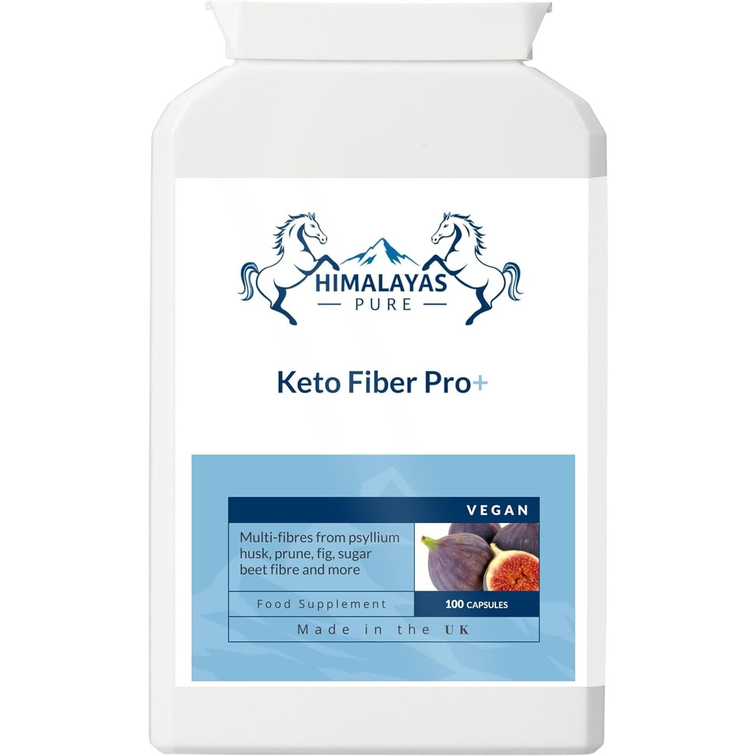 Himalayas Pure Keto Fiber Pro+ Dietary Fiber 100 Capsules