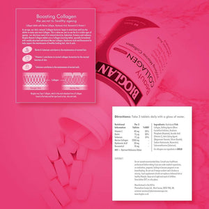Bioglan Collagen Tablets | 2500Mg | Hydrolysed Marine Collagen |Hyaluronic Acid | Resveratrol | Biotin | Selenium & Vitamin C | 90 Tablets