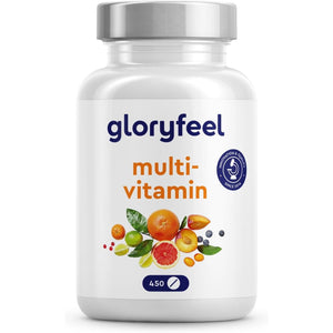 Multivitamins & Minerals - 450 Vitamin Tablets (15 Months Supply) - High Dose Multivitamin for Men & Women - Immunity Supplements with All Essential Active Vitamins and Minerals A-Z