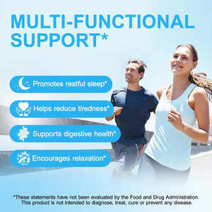 8 In1 Magnesium Complex Supplement 8 Elemental 1000Mg, Magnesium Glycinate, Citrate, Malate, Taurate, Chelated for Easy Absorption for Bones, Muscle, Recovery, Energy, Vegan Non-Gmo 90 Capsules