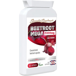 Specialist Supplements Beetroot MEGA 5000Mg, 60 Capsules